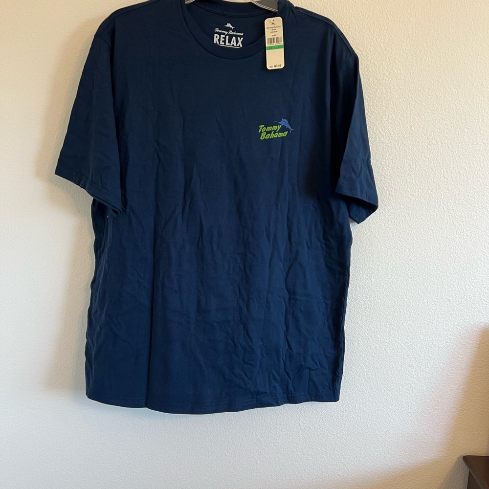 Tommy Bahama Relaxed Fit Navy Tee
